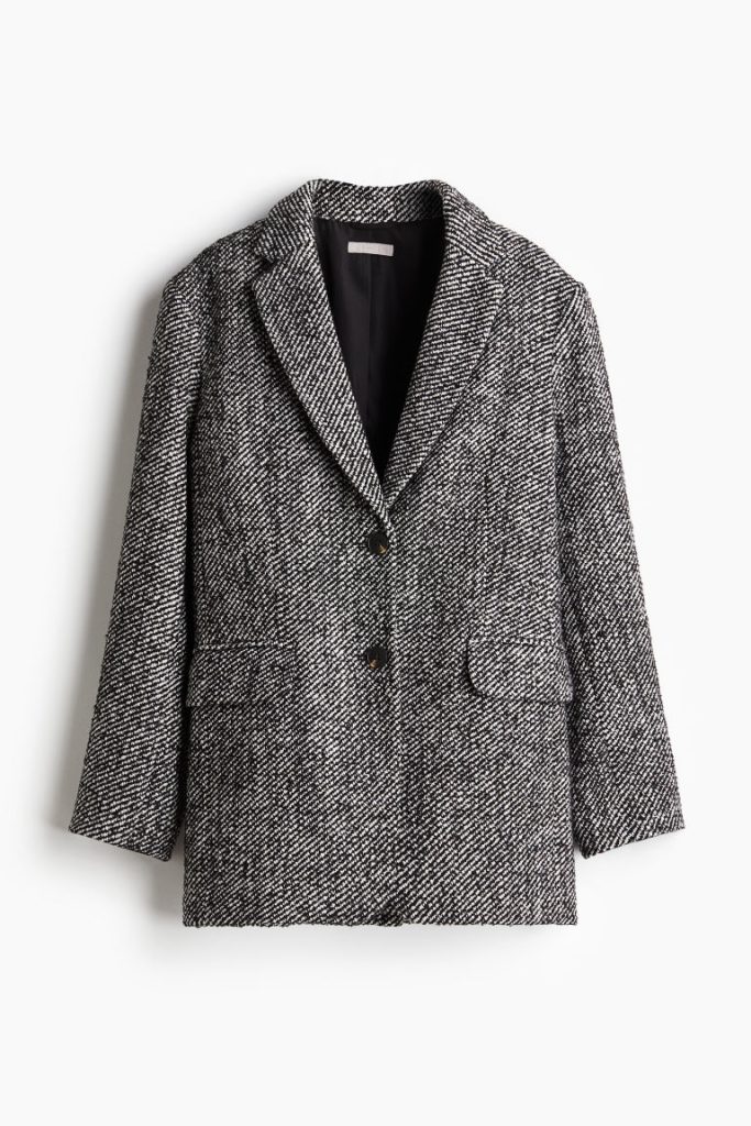 H & M - Oversized blazer - Zwart