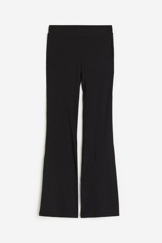 H & M - Flared legging - Zwart