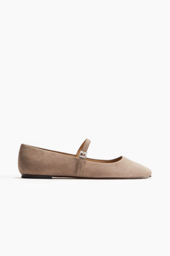 H & M - Mary Jane ballerina's - Bruin