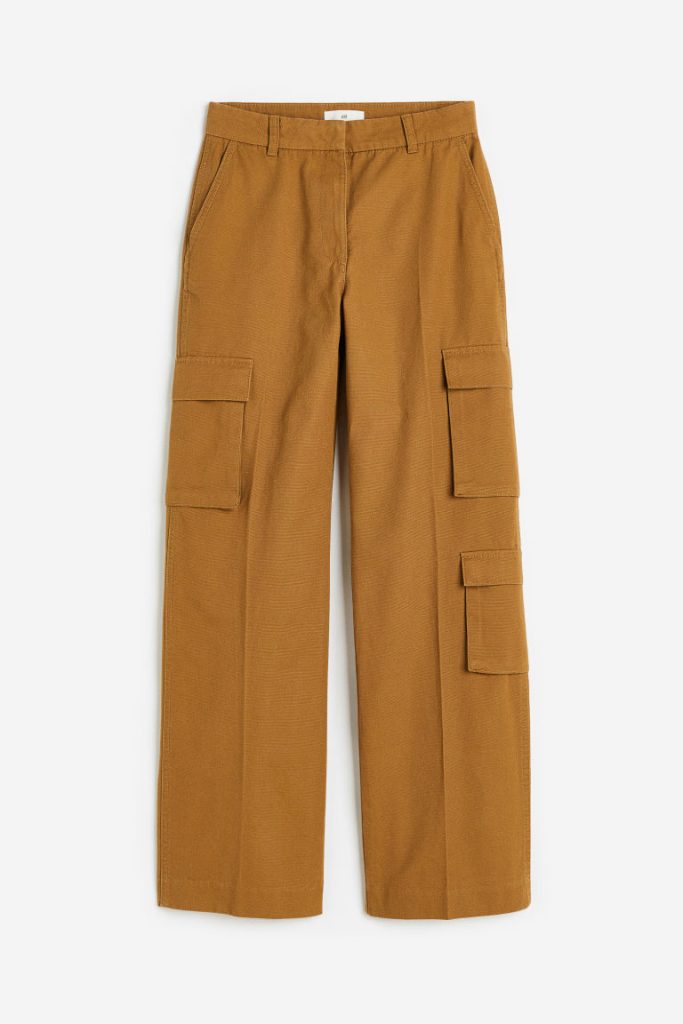 H & M - Rechte utilitybroek - Beige