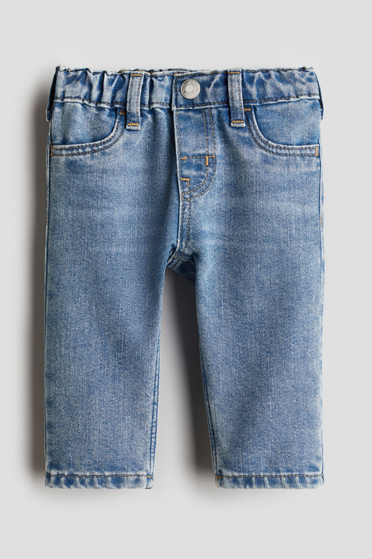 H & M - Jeans met hartvormige zakken - Blauw