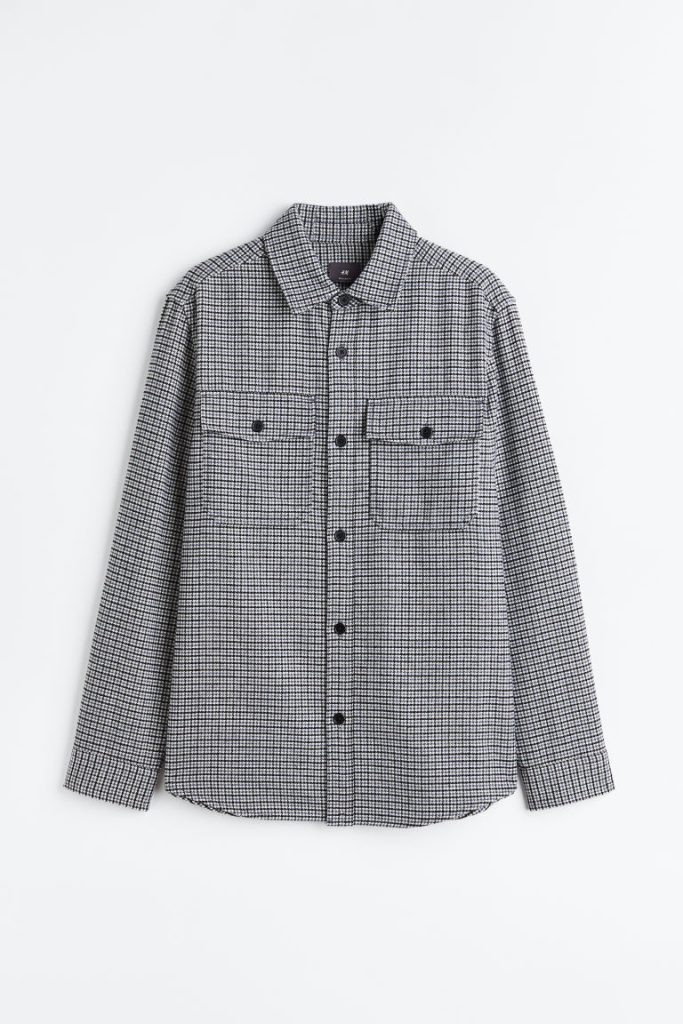 H & M - Overshirt - Grijs