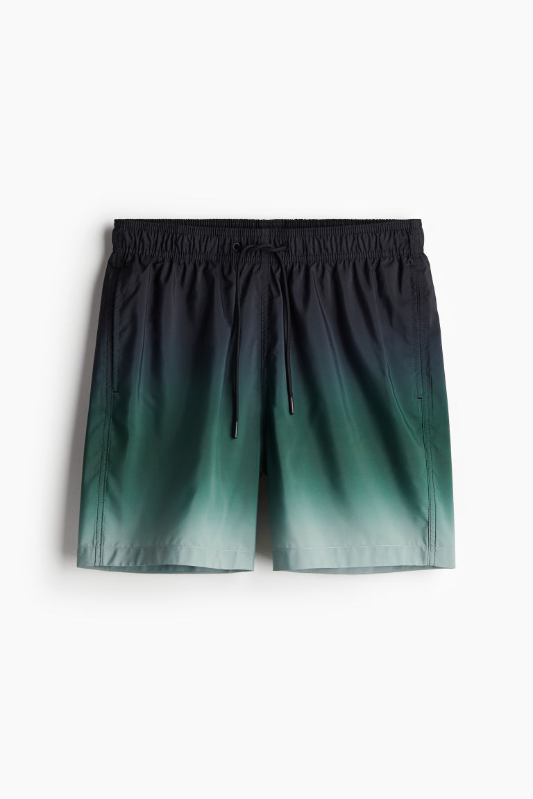 H & M - Zwemshort met dessin - Groen