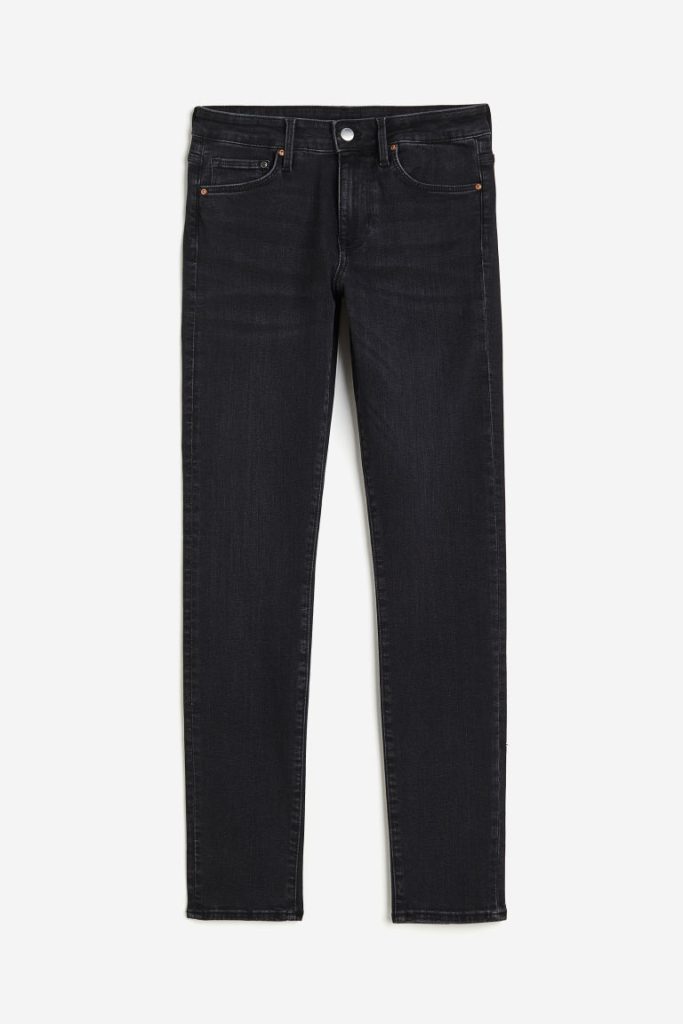 H & M - Shaping Skinny Regular Jeans - Zwart