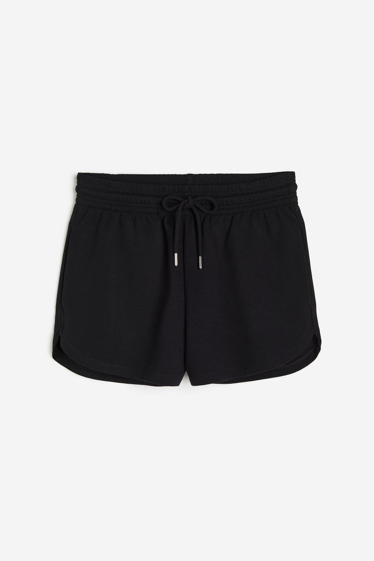 H & M - Sweatshort - Zwart