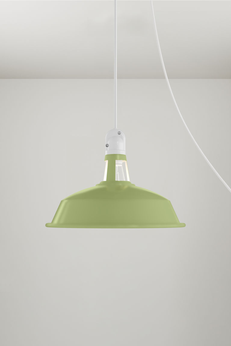 H & M - Plug-in Buitenlamp Met Lampenkap En Lamp - Groen