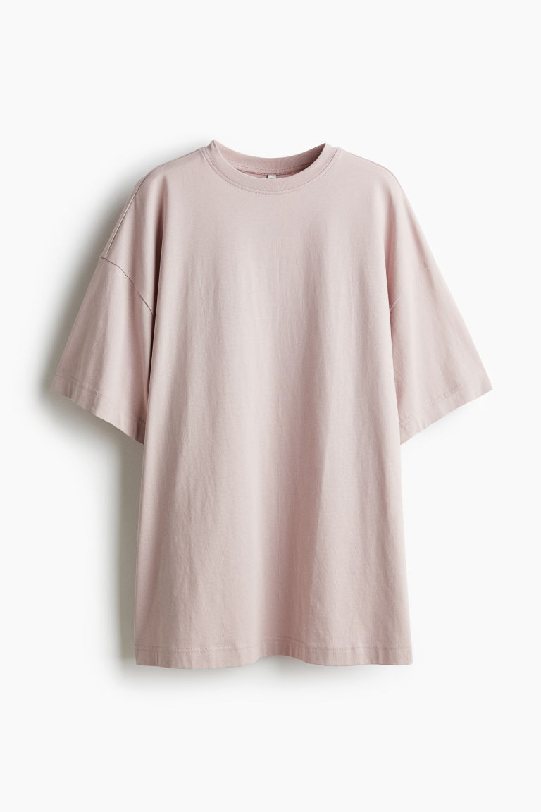 H & M - Oversized T-shirt - Roze