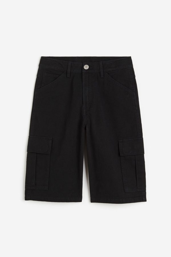 H & M - Utilityshort - Zwart