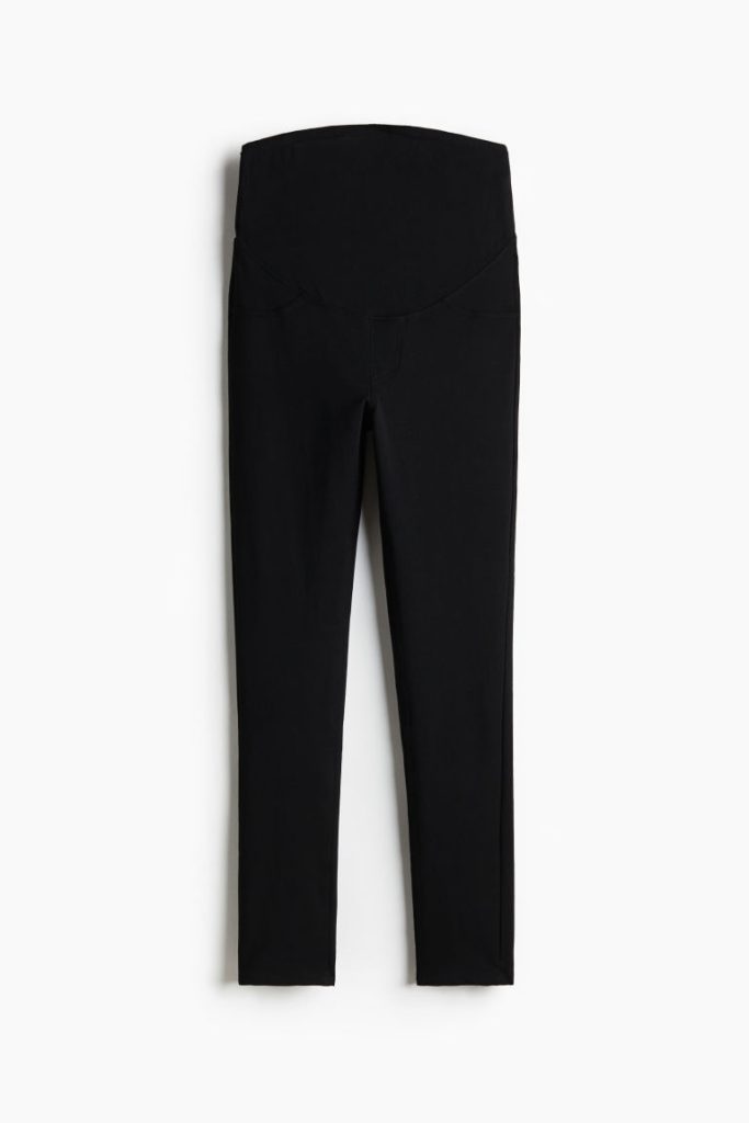 H & M - MAMA Tricot jegging - Zwart