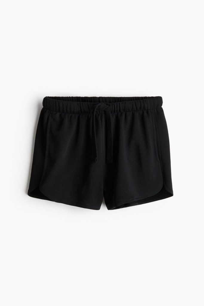 H & M - Sweatshort - Zwart