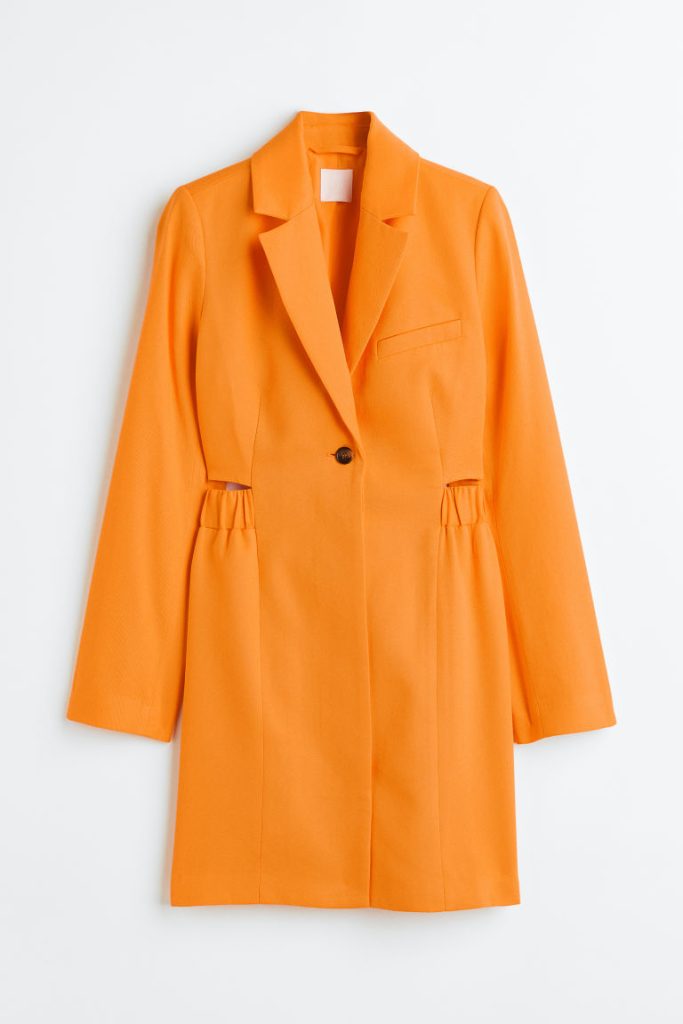 H & M - Blazerjurk met cutouts - Oranje