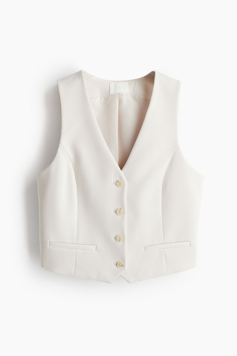 H & M - Kostuumgilet - Beige