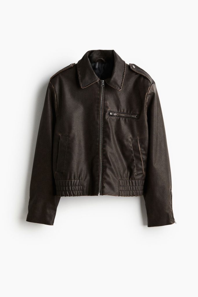 H & M - Jack met distressed look - Bruin