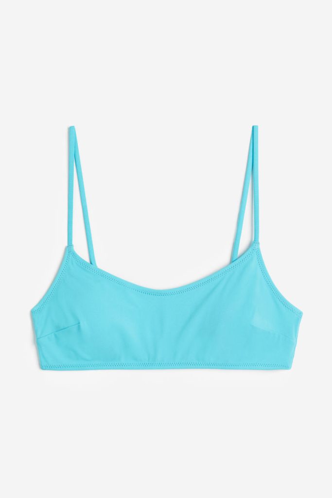 H & M - Padded bikinitop - Turquoise