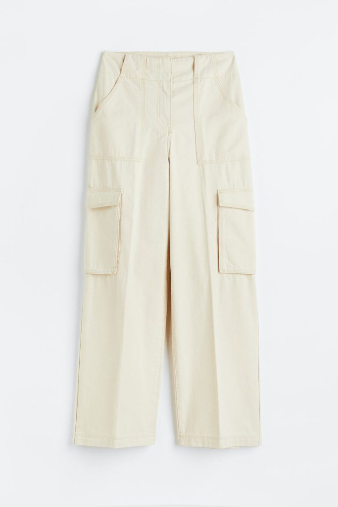 H & M - Utilitybroek - Beige