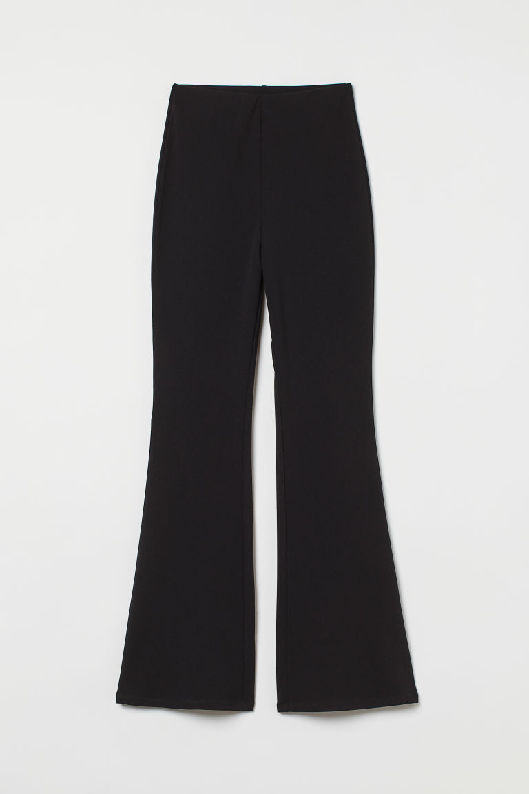 H & M - Flared legging - Zwart