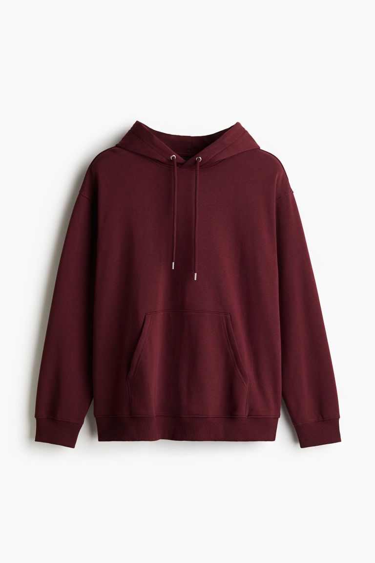 H & M - Capuchonsweater - Loose Fit - Rood