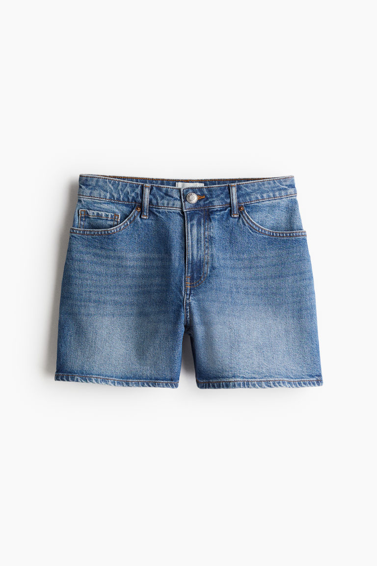 H & M - Denim short - Blauw