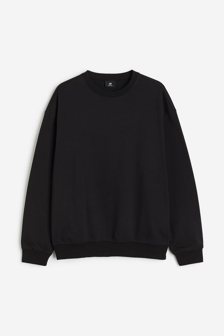 H & M - Sweater - Loose Fit - Zwart