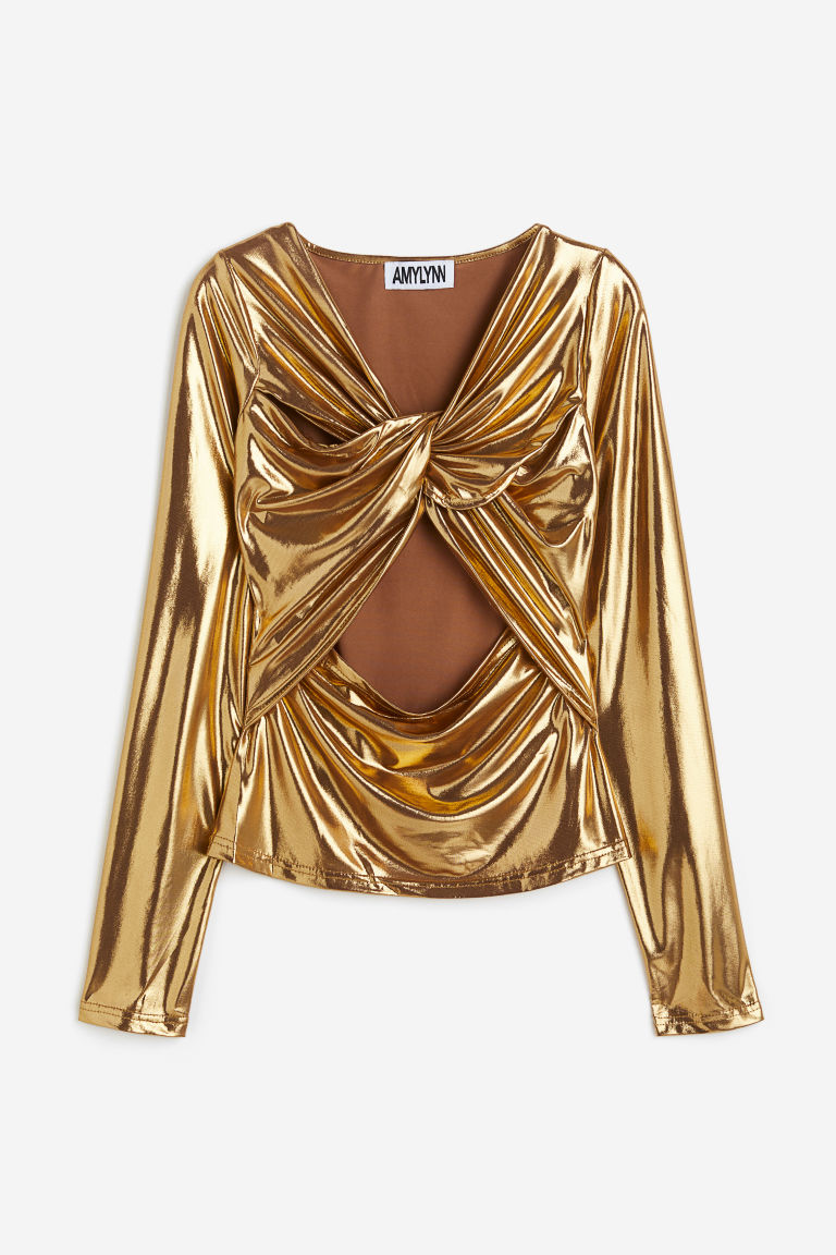 H & M - Martina Top - Goud