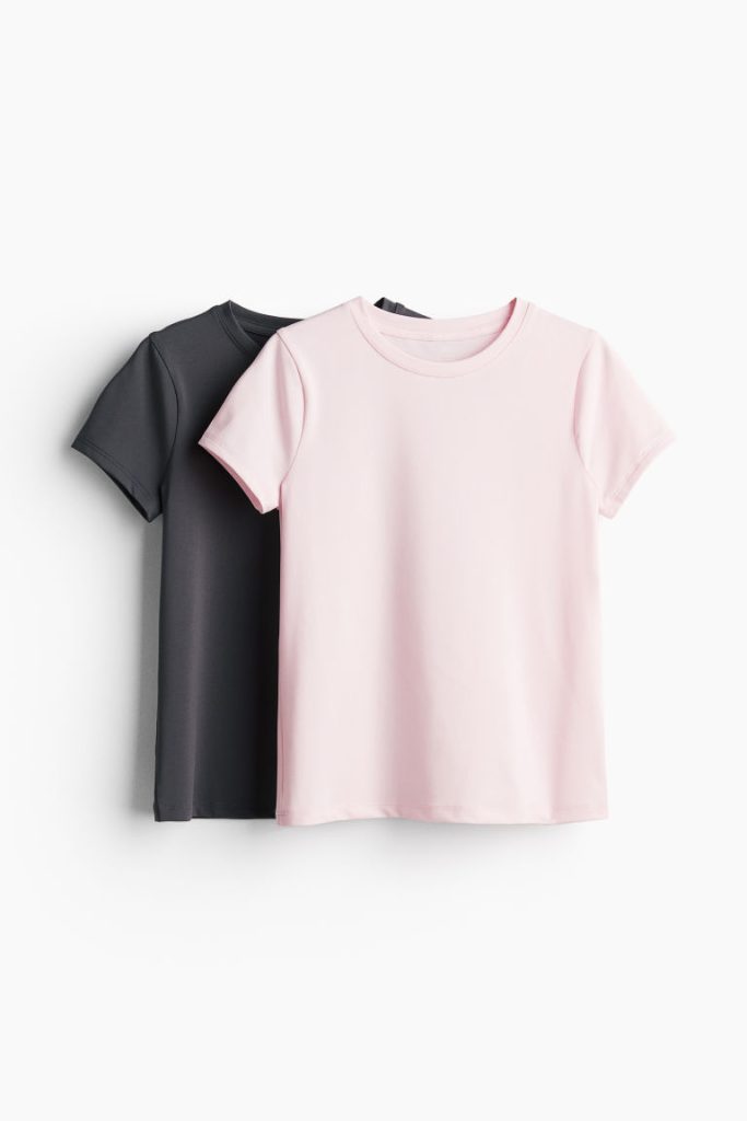 H & M - Set van 2 sporttops van DryMove™ - Grijs