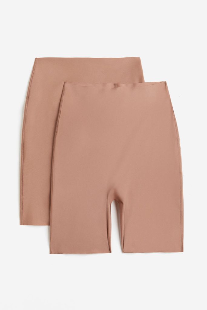 H & M - Set van 2 no-show light shaping shorts - Beige