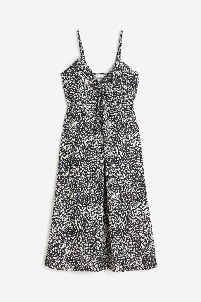 H & M - Jurk met gedraaid detail - Zwart