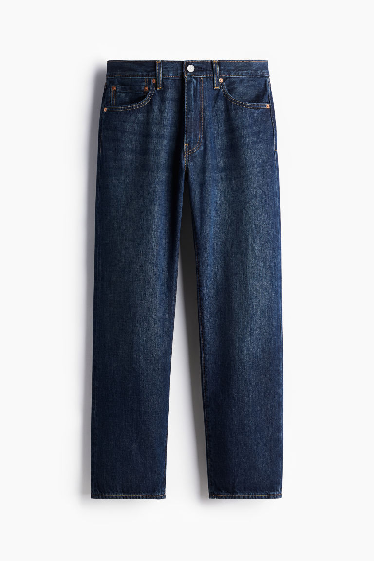 H & M - Men's 555™ Relaxed Straight Jeans - Blauw