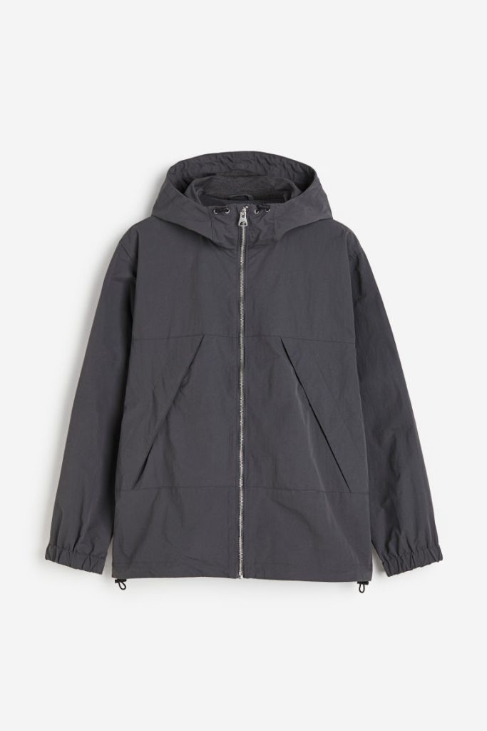 H & M - Waterafstotende windbreaker - Grijs