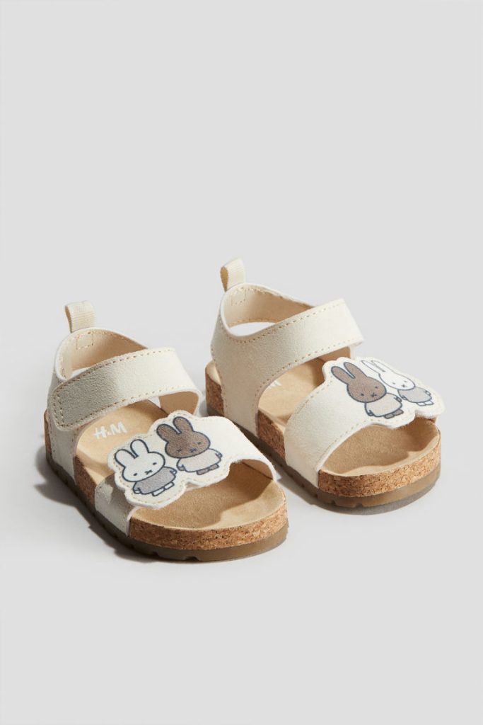 H & M - Sandalen met motief - Beige