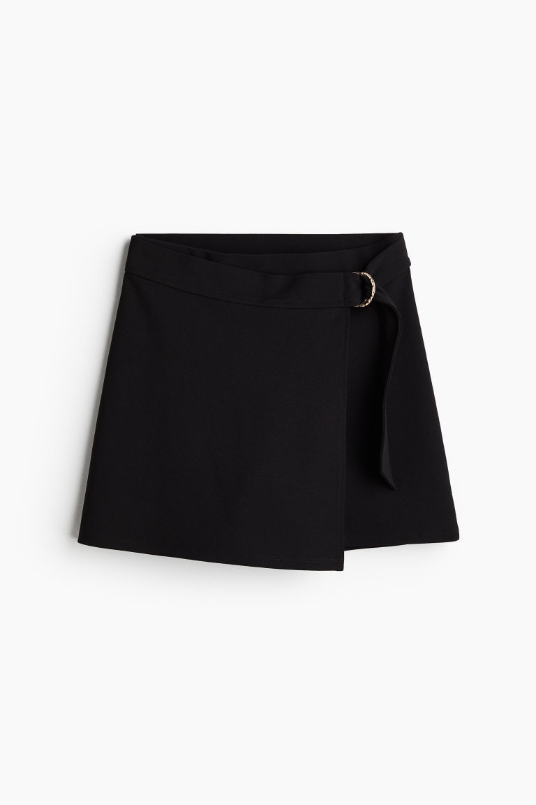 H & M - Tricot overslagskort - Zwart