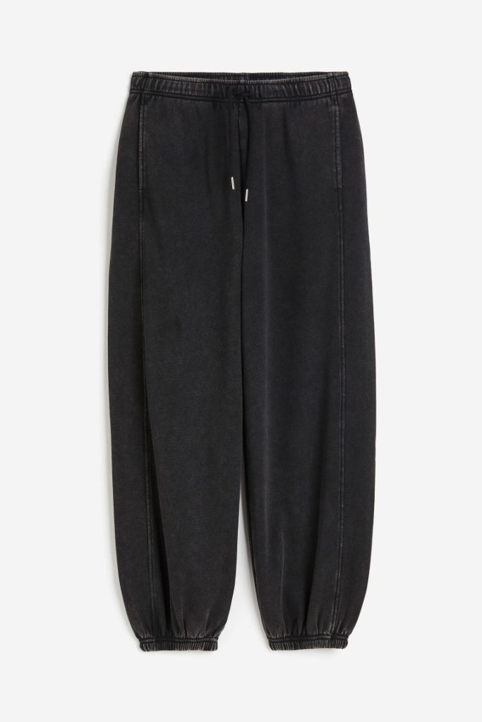 H & M - Joggers met gewassen look - Grijs