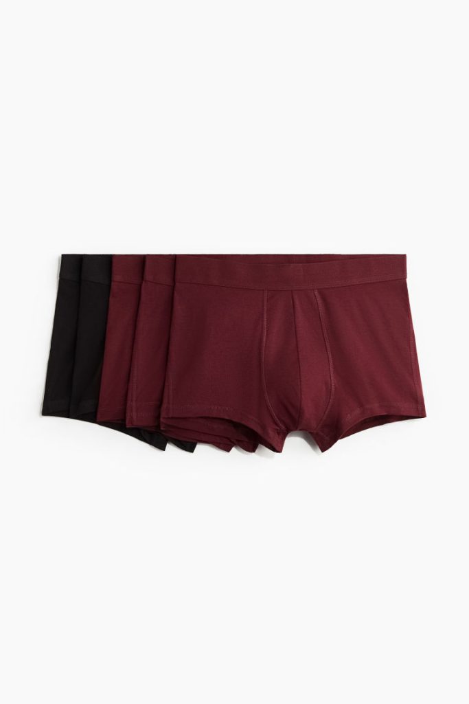 H & M - Set van 5 boxershorts - Trunk - Rood