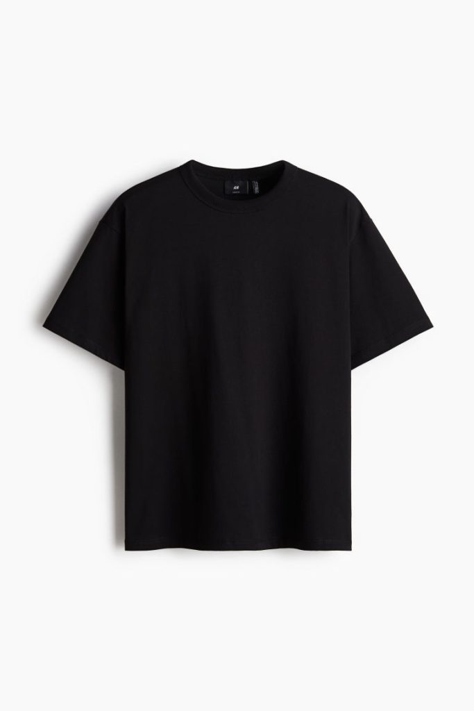 H & M - T-shirt van COOLMAX® - Loose Fit - Zwart