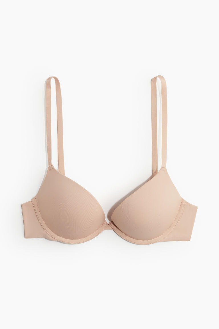 H & M - Superpush-up bh van microvezel - Beige