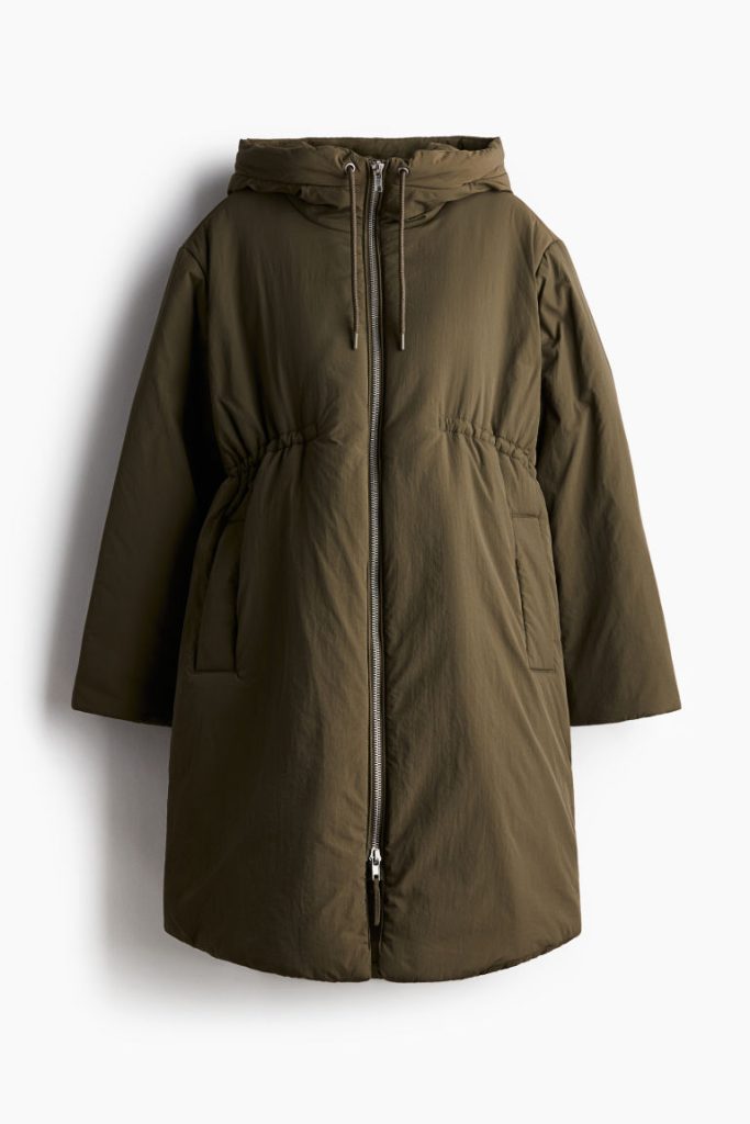 H & M - MAMA Gewatteerde parka - Groen