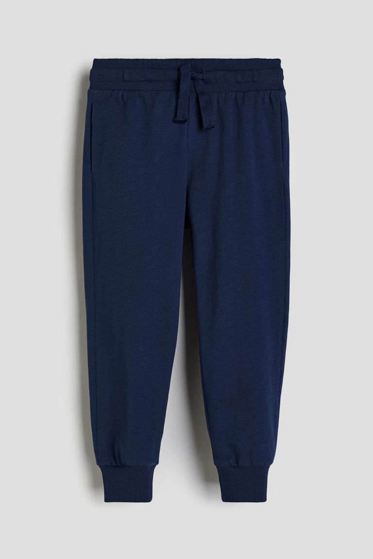 H & M - Tricot joggers - Blauw