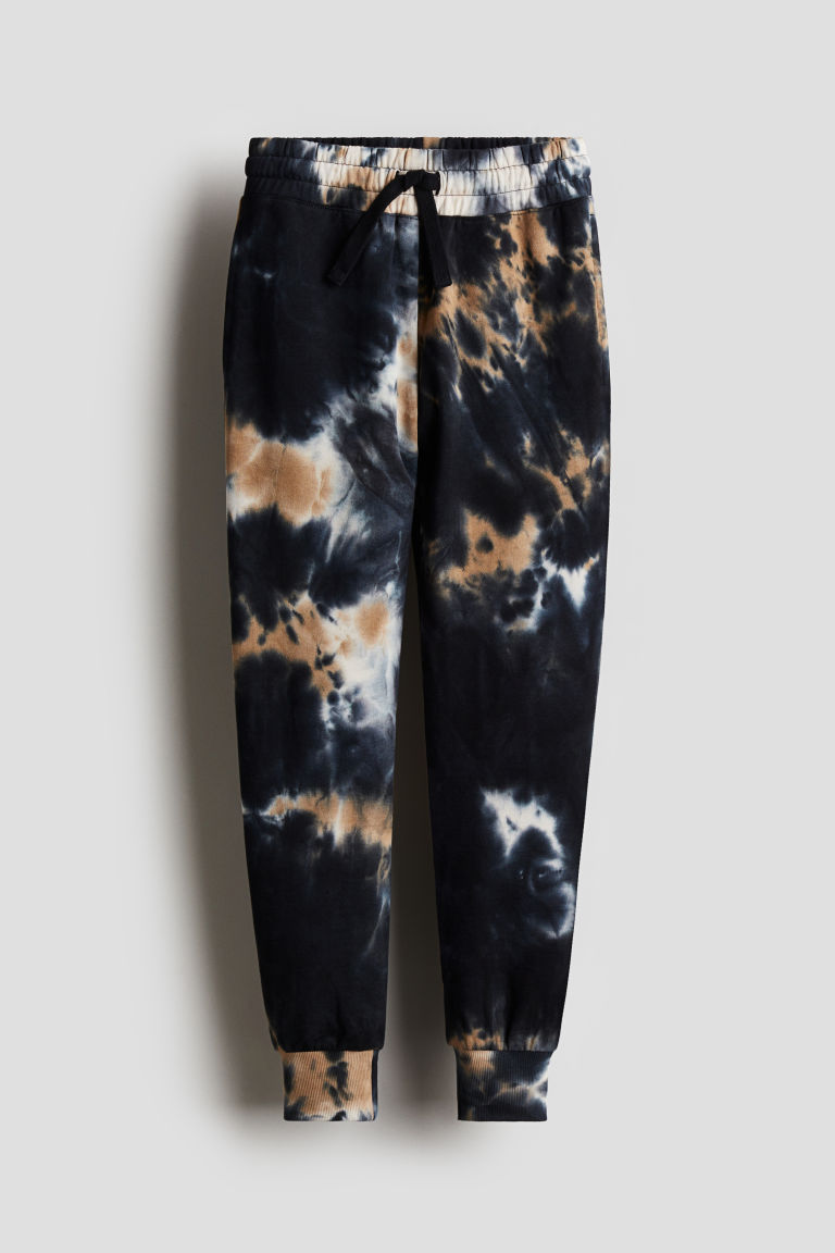 H & M - Joggers met dessin - Zwart