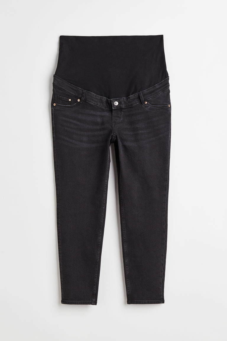 H & M - MAMA Slim Ankle Jeans - Zwart