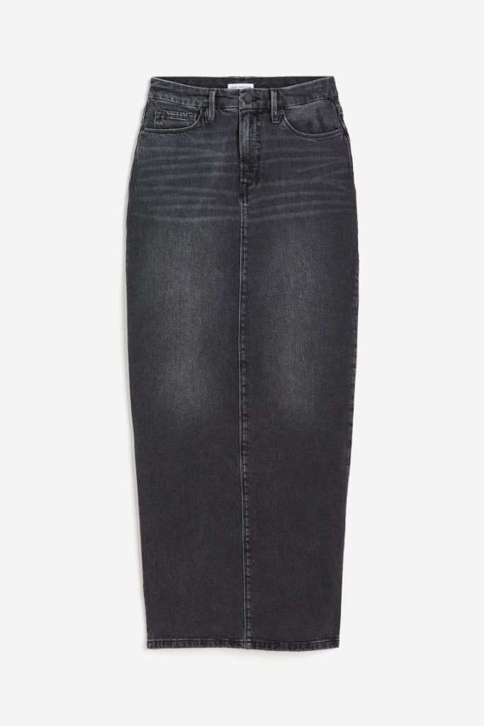 H & M - Tube Maxi Skirt - Zwart