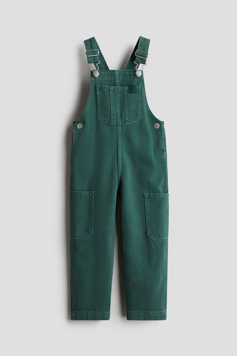 H & M - Salopette van katoenen twill - Groen