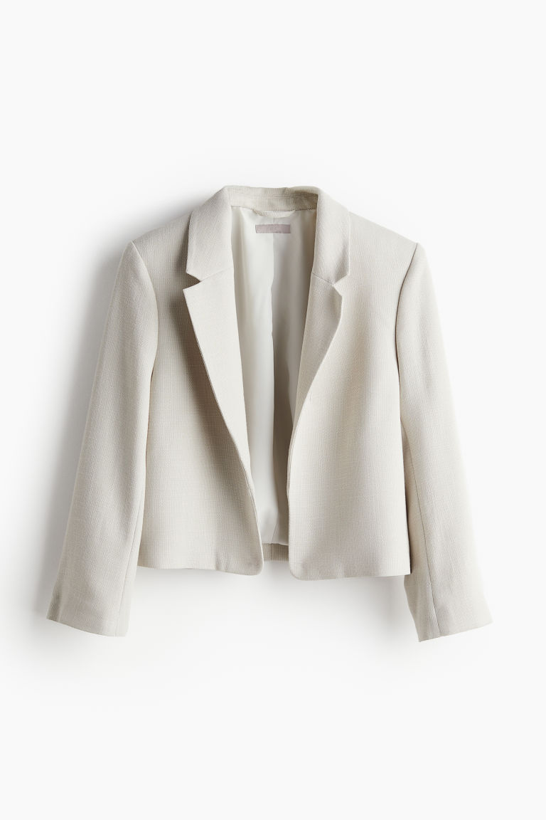 H & M - Blazer met splitten - Beige