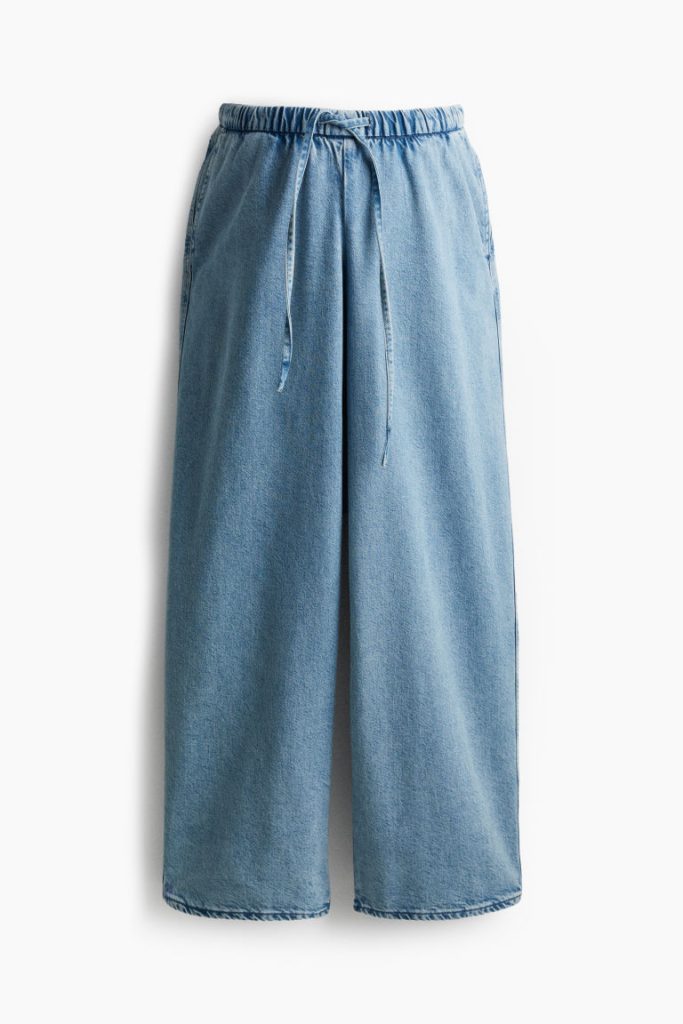 H & M - MAMA Denim pull-on broek - Blauw