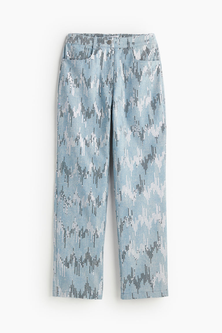 H & M - Teddie Broek - Blauw