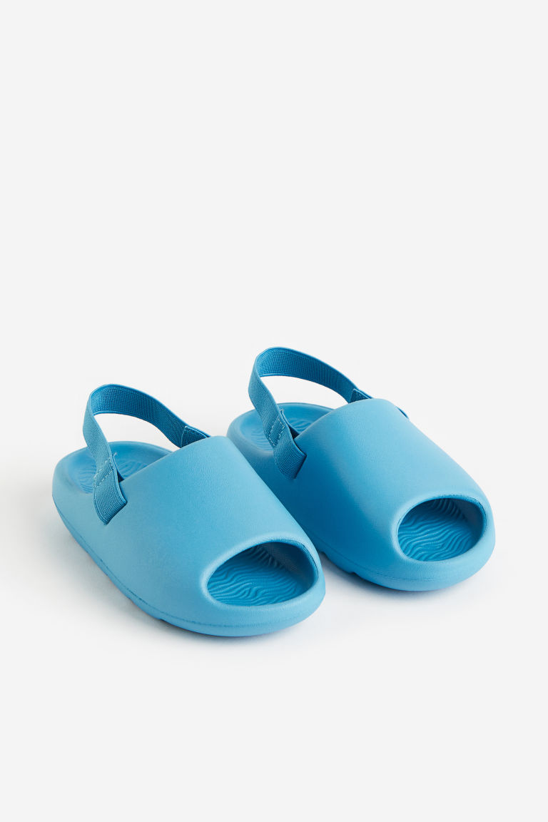 H & M - Chunky badslippers - Turquoise