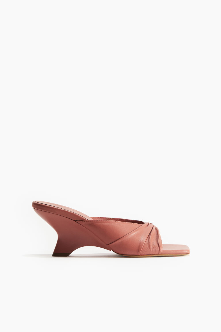 H & M - GIABORGHINI H & M Helga Thong Wedge Sandal - Rood