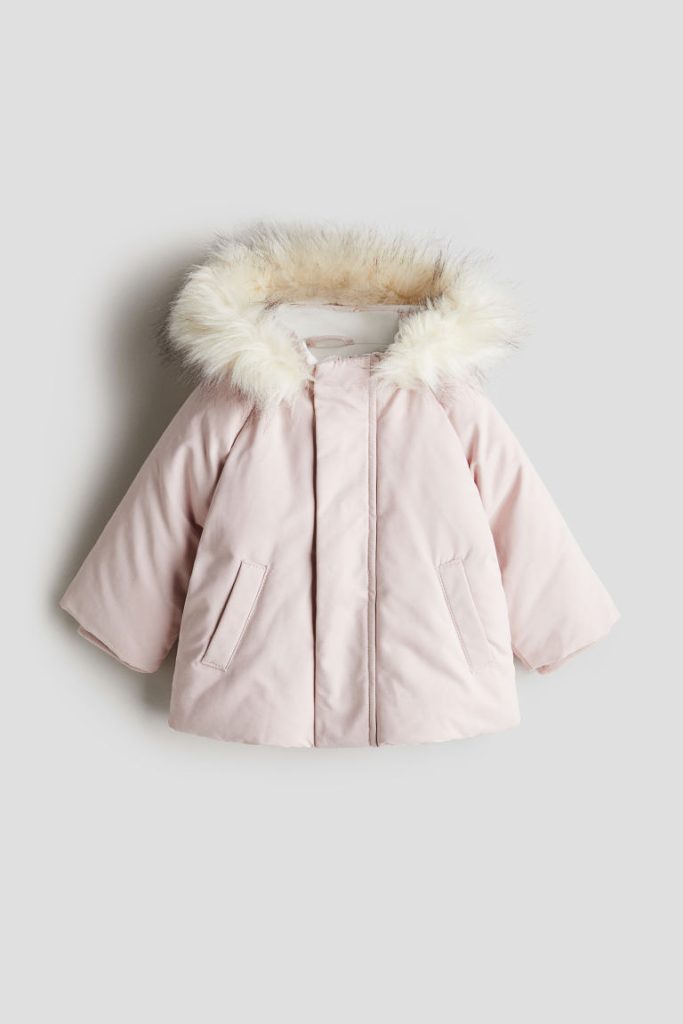 H & M - Gewatteerde parka - Roze