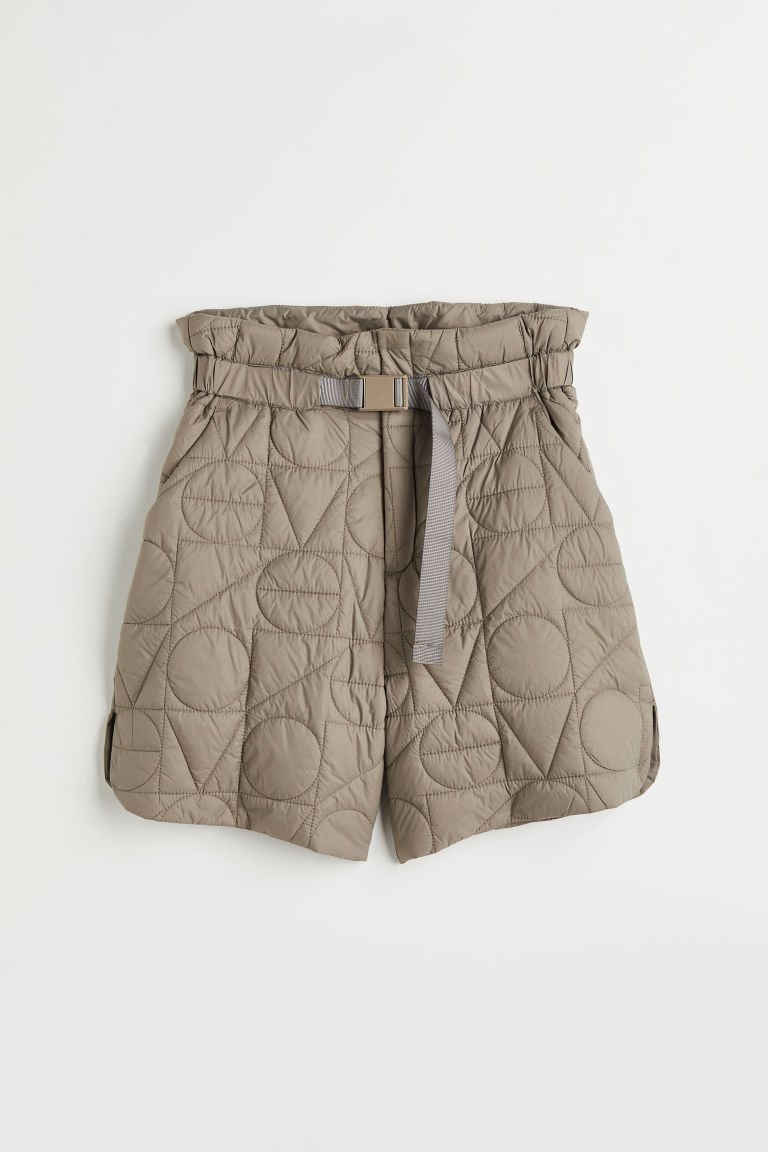 H & M - THERMOLITE®-doorgestikte short - Beige