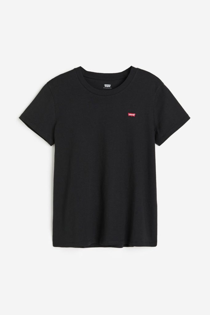 H & M - Perfect T-shirt - Zwart