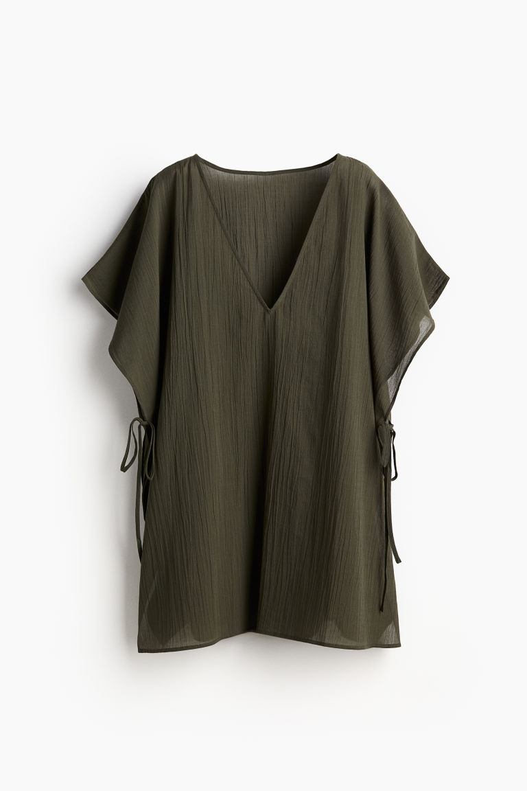 H & M - Oversized strandkaftan - Groen